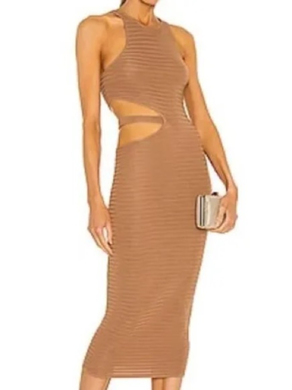 Michael Costello X Revolve Athena Cut Out Sleeveless Bodycon Dress Size M